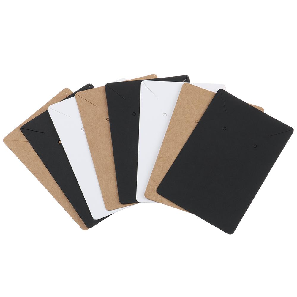 Set 150 Tấm Thẻ Giấy Kraft Trơn Dùng Để Trưng Bày Bông Tai DIY