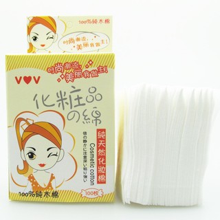 Bông tẩy trang cotton 100 tờ loại mỏng sd làm lotion mask