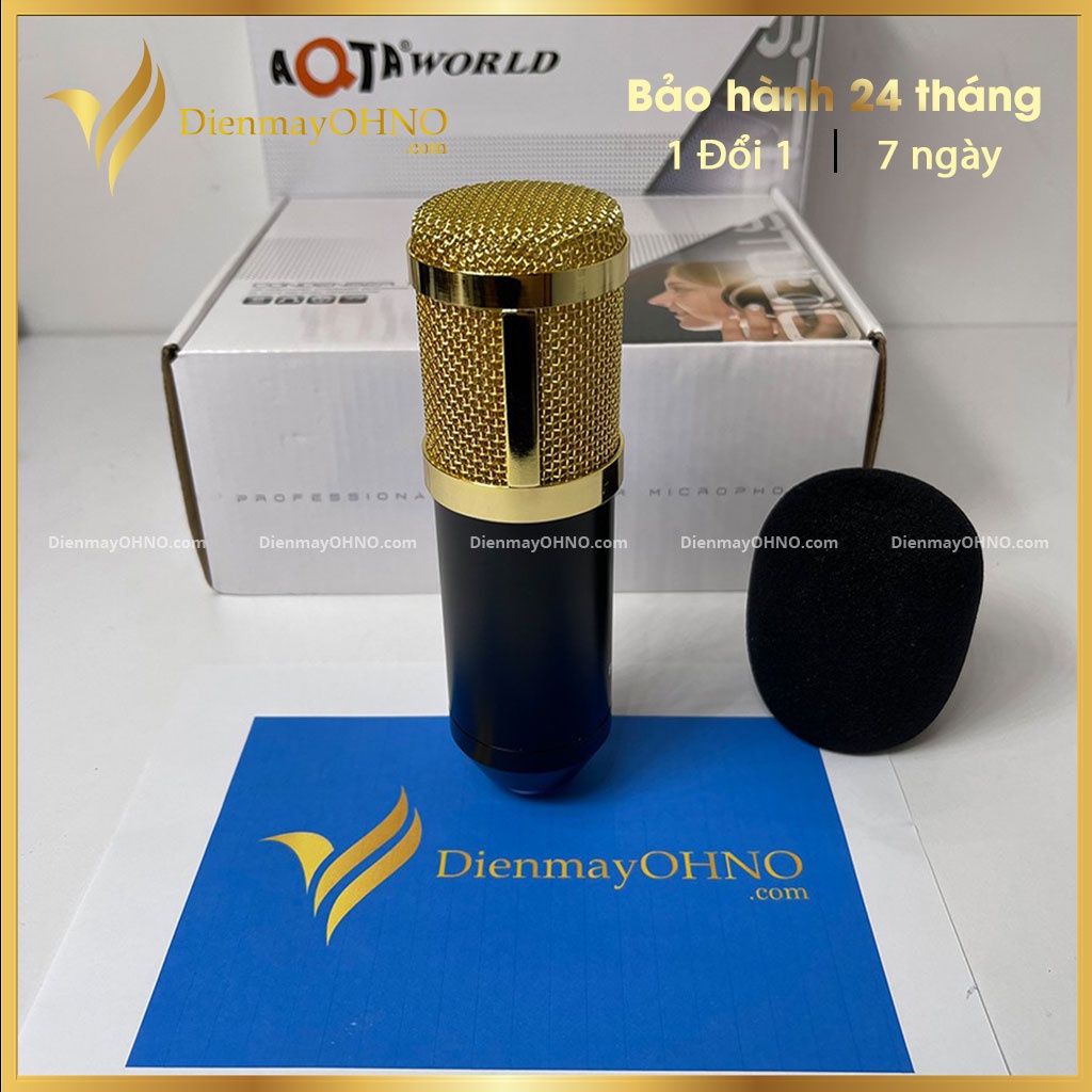 Mic Livestream Thu Âm Cao Cấp BM 901 Micro Mic Thu Âm Livestream Hát Karaoke Cho Điện Thoại Máy Tính - Điện Máy OHNO