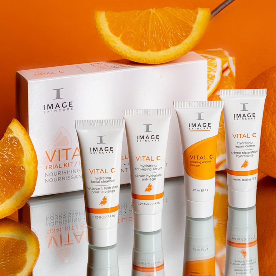 Bộ sản phẩm phục hồi sáng da Image Skincare VITAL C Travel Kit