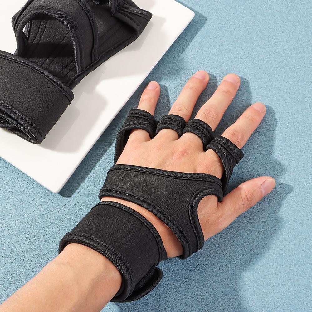 WTTLE Găng Tay Hở Ngón Hỗ Trợ Nâng Tạ