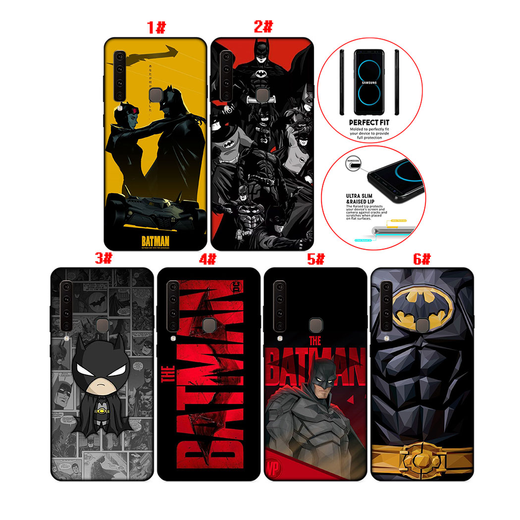 Ốp Điện Thoại Silicon Mềm Đen Hình Siêu Anh Hùng Batman Xc29 Cho Samsung S6 S7 Edge S8 S9 Plus S10