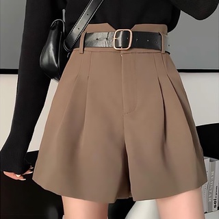 Quần short nữ cạp v cạp cao ống rộng không kèm đai ROSA BOUTIQUE Q555