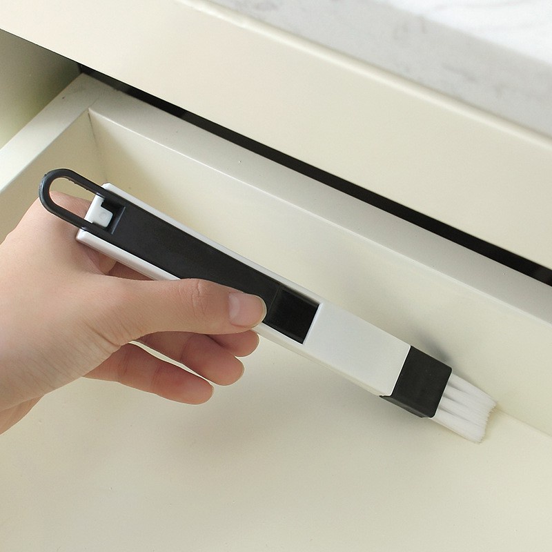 Chổi Quét Mini Vệ Sinh Khe Cửa Bàn Phím Máy Tính Thông Minh, Chổi Quét Rác Cho Bàn Phím