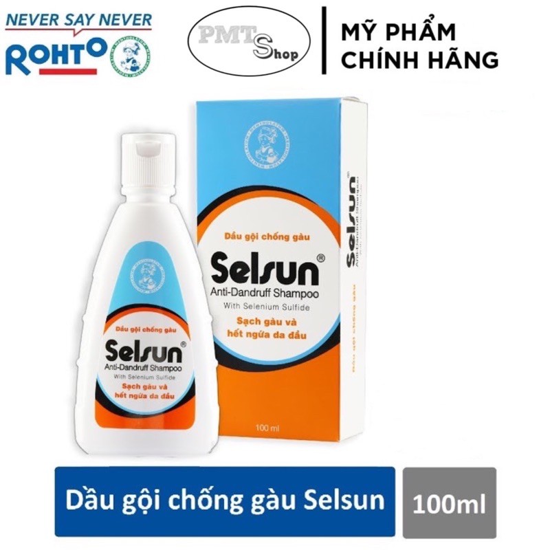 Dầu gội chống gàu Selsun 100ml Anti Dandruff Shampoo sạch nấm, hết ngứa da đầu 50ml