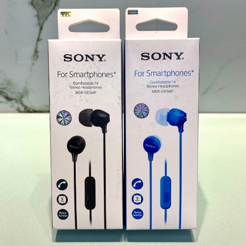 [Mã BMLT35] Tai nghe dây Sony In-ear MDR-EX15AP- Hàng chính hãng - Date 2022 - FullBox- Bảo hành chính hãng 6 tháng