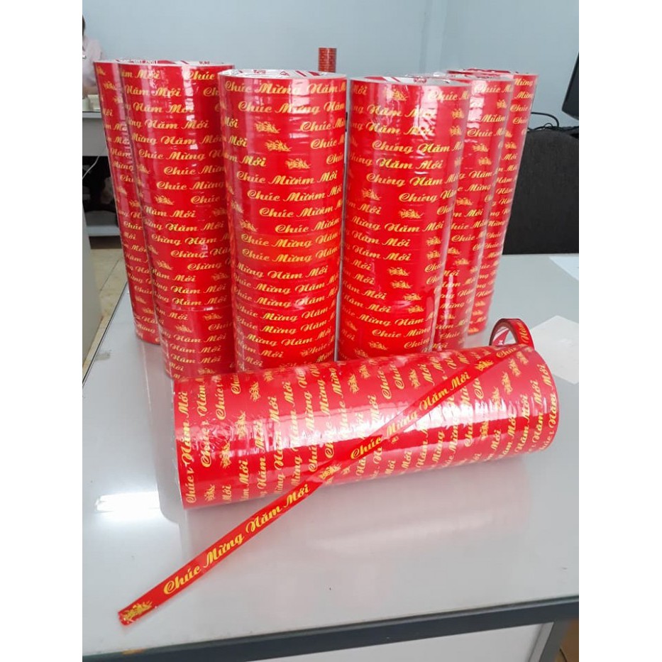 Combo 24 Cuộn Băng Keo Chúc Mừng Năm Mới 1F2