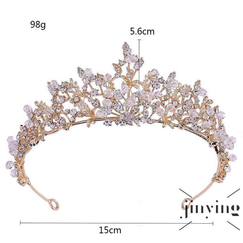 GETNOIVAS Vương miện cài tóc thời trang