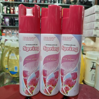 Nước xịt phòng Spring hương Hoa hồng 225ml