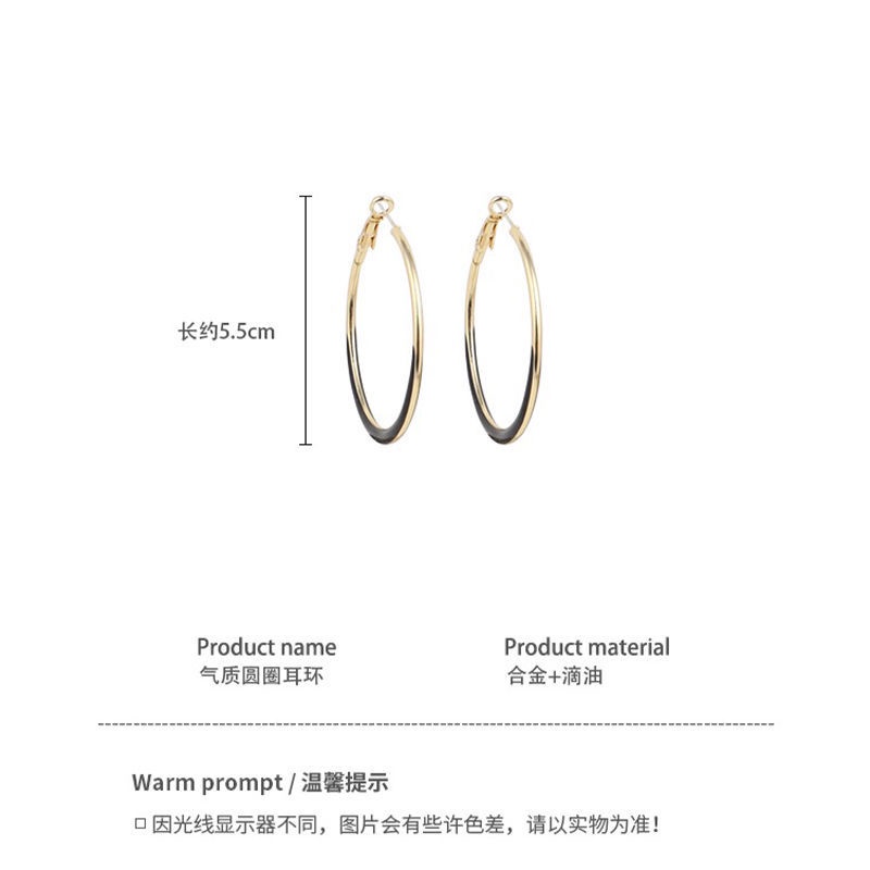 Khuyên Tai Hình Tròn To Phong Cách Pháp Thời Trang 2022 Mới Cho Nữ