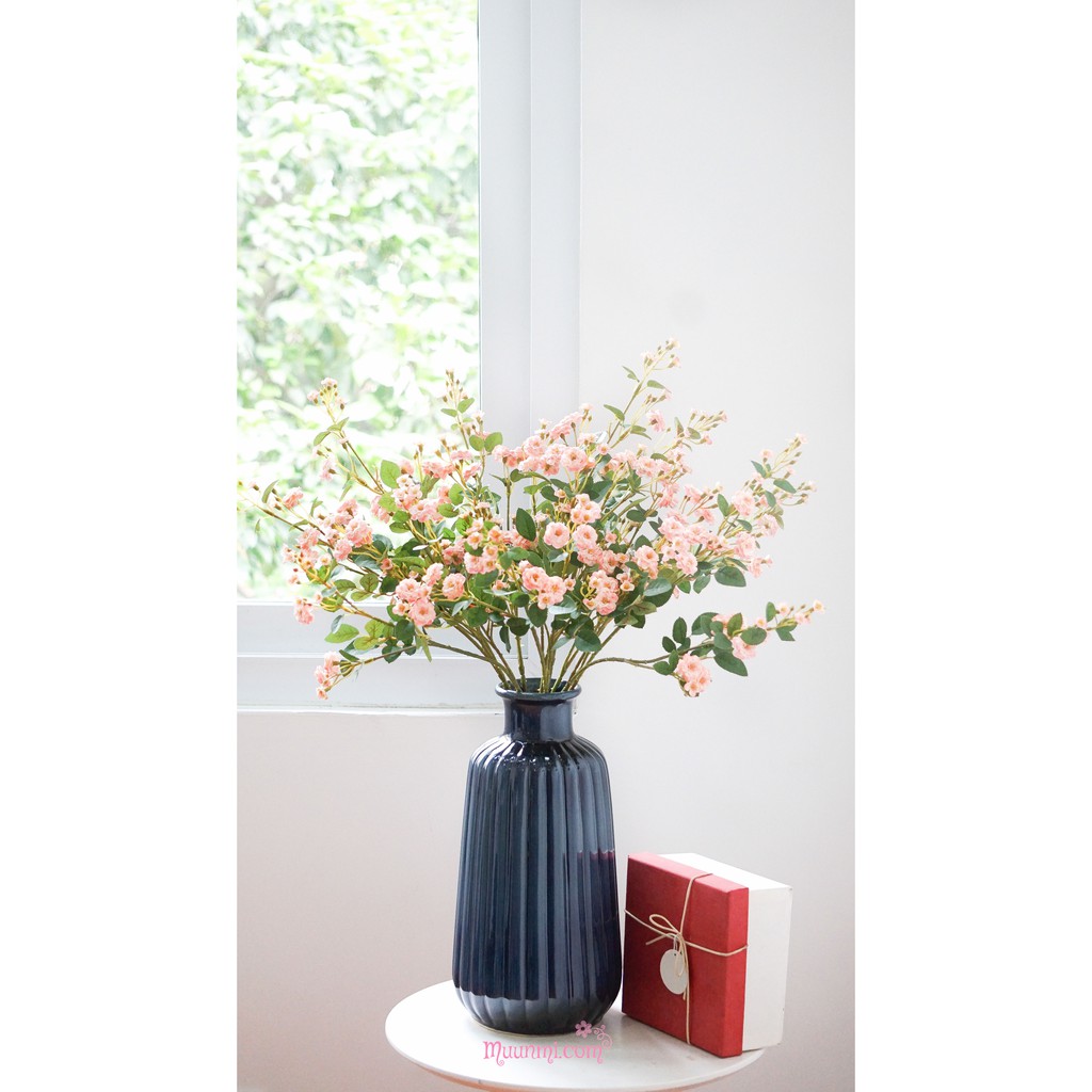 Hoa lụa 🌸  | Cành HOA NHÀI LEO màu HỒNG đẹp nhẹ nhàng đầy tinh tế