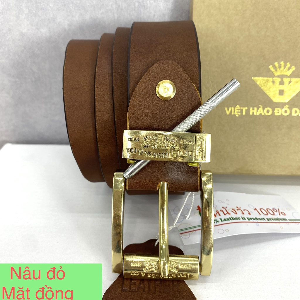 Thắt Lưng Da Bò Nguyên Miếng Chuẩn 100%