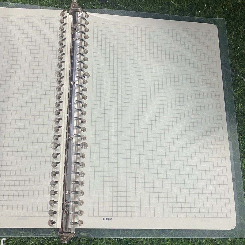 Sổ Còng sắt Caro B5 Binder File 26 chấu - 80 tờ Klong MS 550