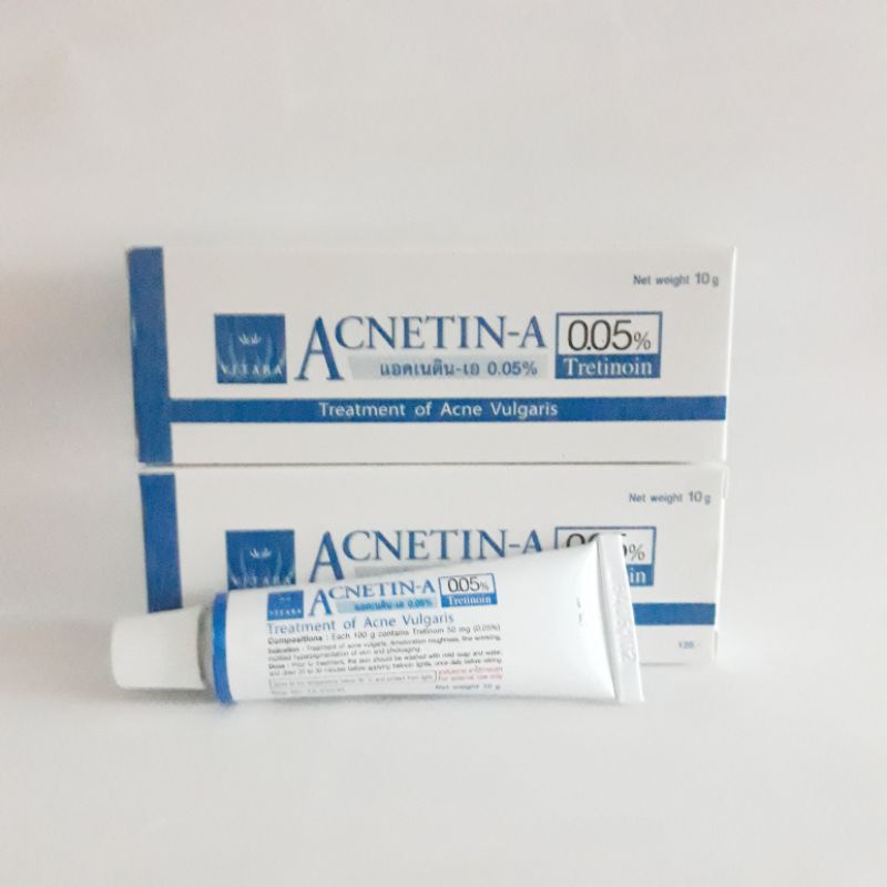 [ Date mới] Kem Acnetin A Tretinoin 0.025% 0.05%🍃Chính hãng🍃 Kem hỗ trợ giảm mụn, chống lão hóa da