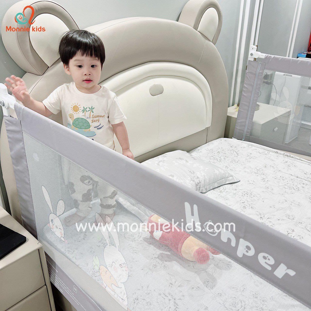 THANH CHĂN GIƯỜNG HONPER BẢO VỆ BÉ CÁC SIZE 1M6/1M8/2M/2M2