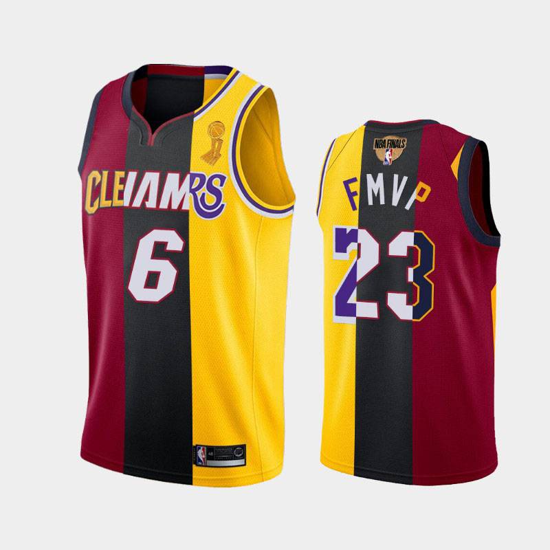 Áo Ba Lỗ Chơi Bóng Rổ Cleveland Cavaliers NBA Jersey James FMVP Cổ Điển