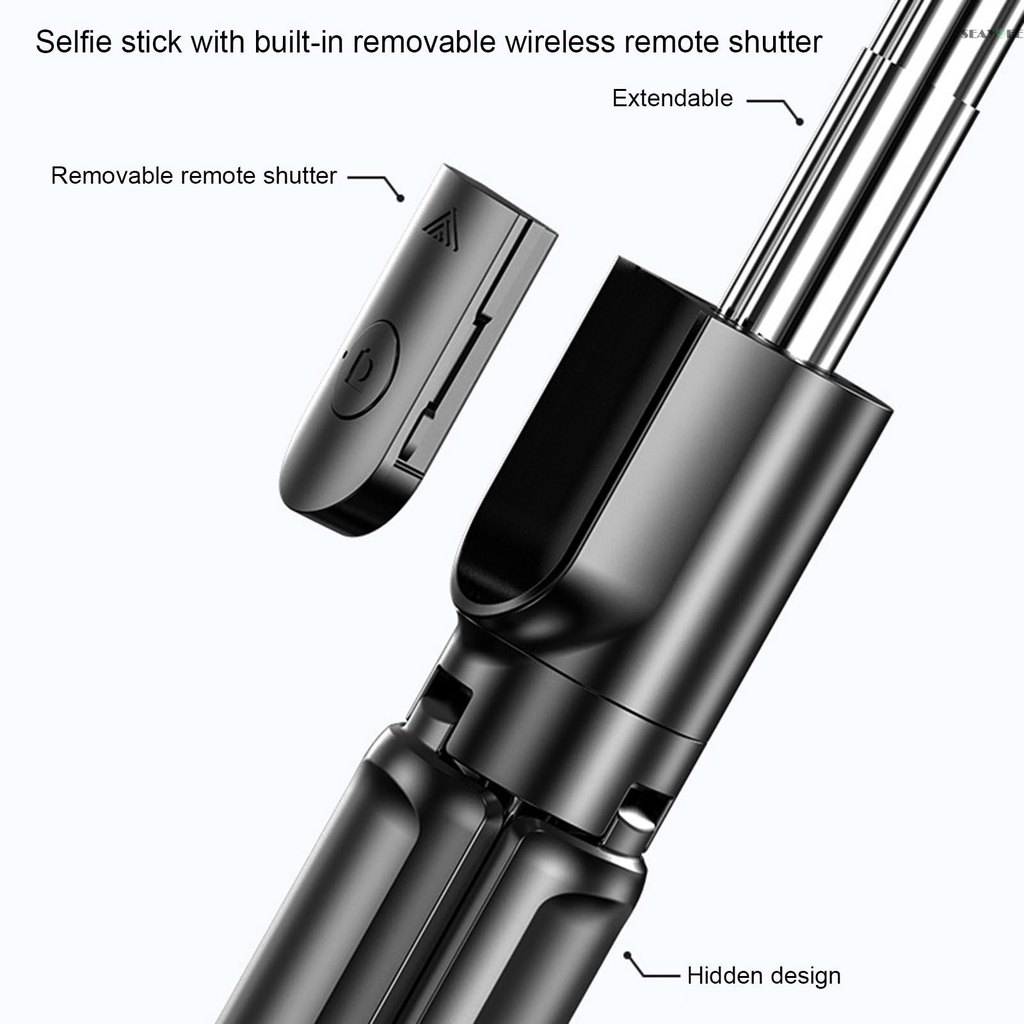 Gậy Chụp Ảnh Selfie Bluetooth Không Dây Có Thể Gập Lại Kèm Điều Khiển Từ Xa Cho Điện Thoại Ios Android | BigBuy360 - bigbuy360.vn