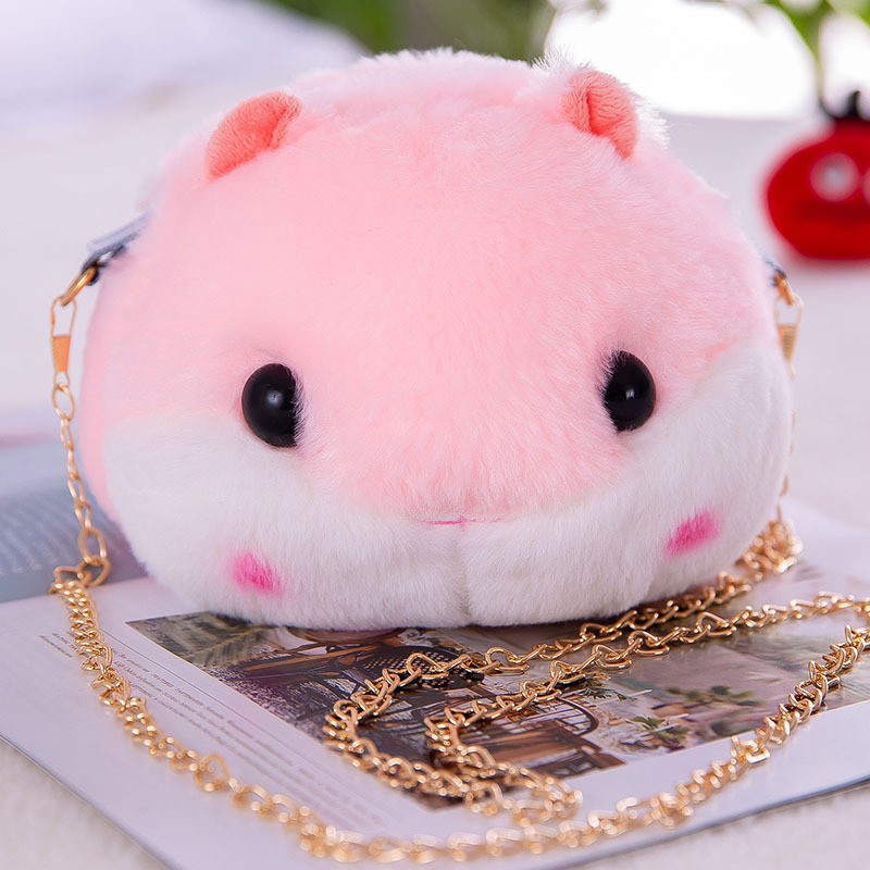 Túi xách đeo chéo vai hình chuột hamster hoạt hình dễ thương