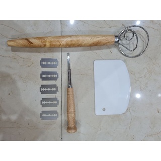 combo bộ dụng cụ làm bánh mì 3 món