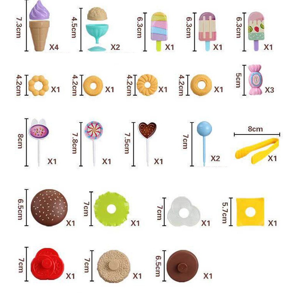 Mô Hình Xe Bán Kem Mini Đồ Chơi Cho Bé