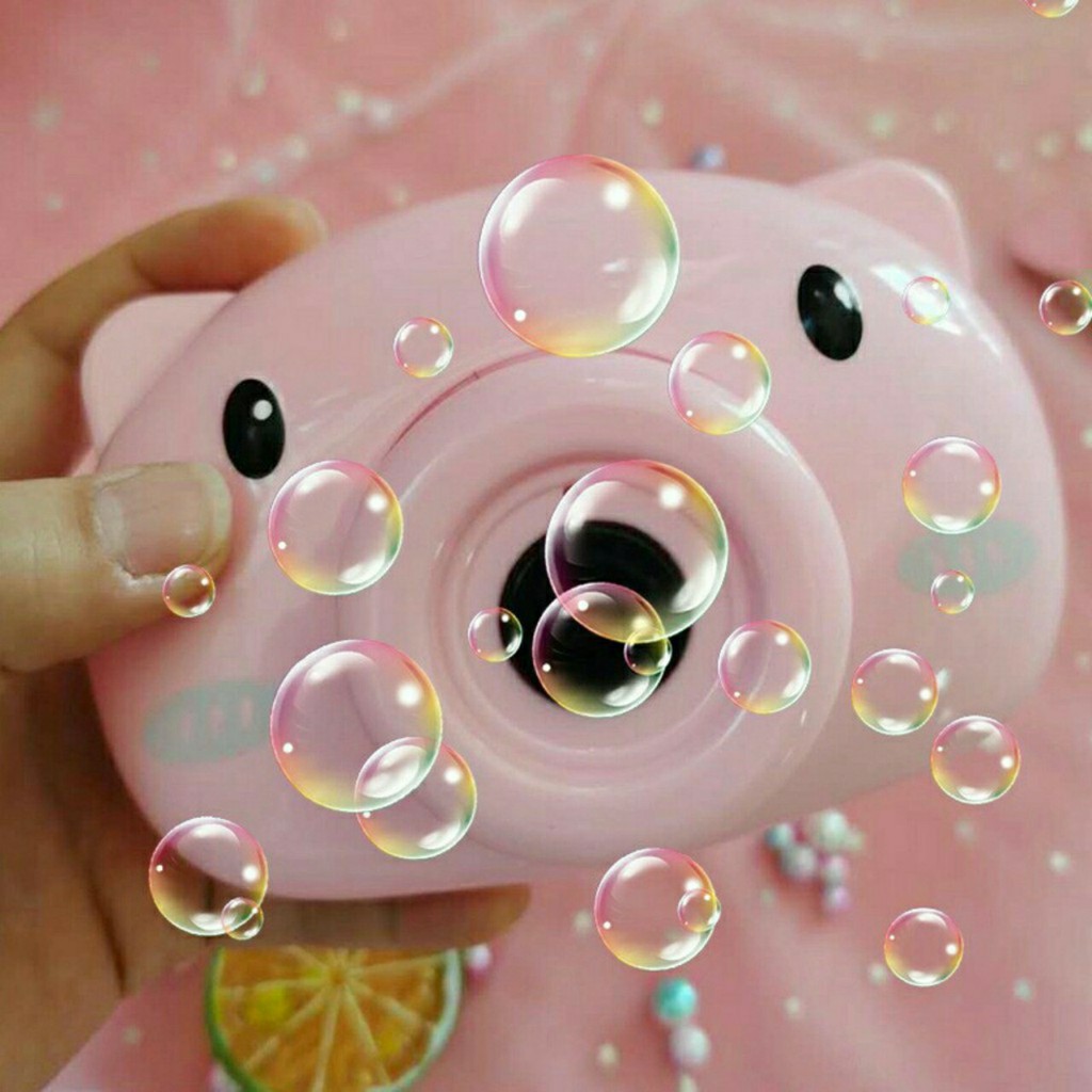 Máy ảnh thổi bong bóng siêu dễ thương