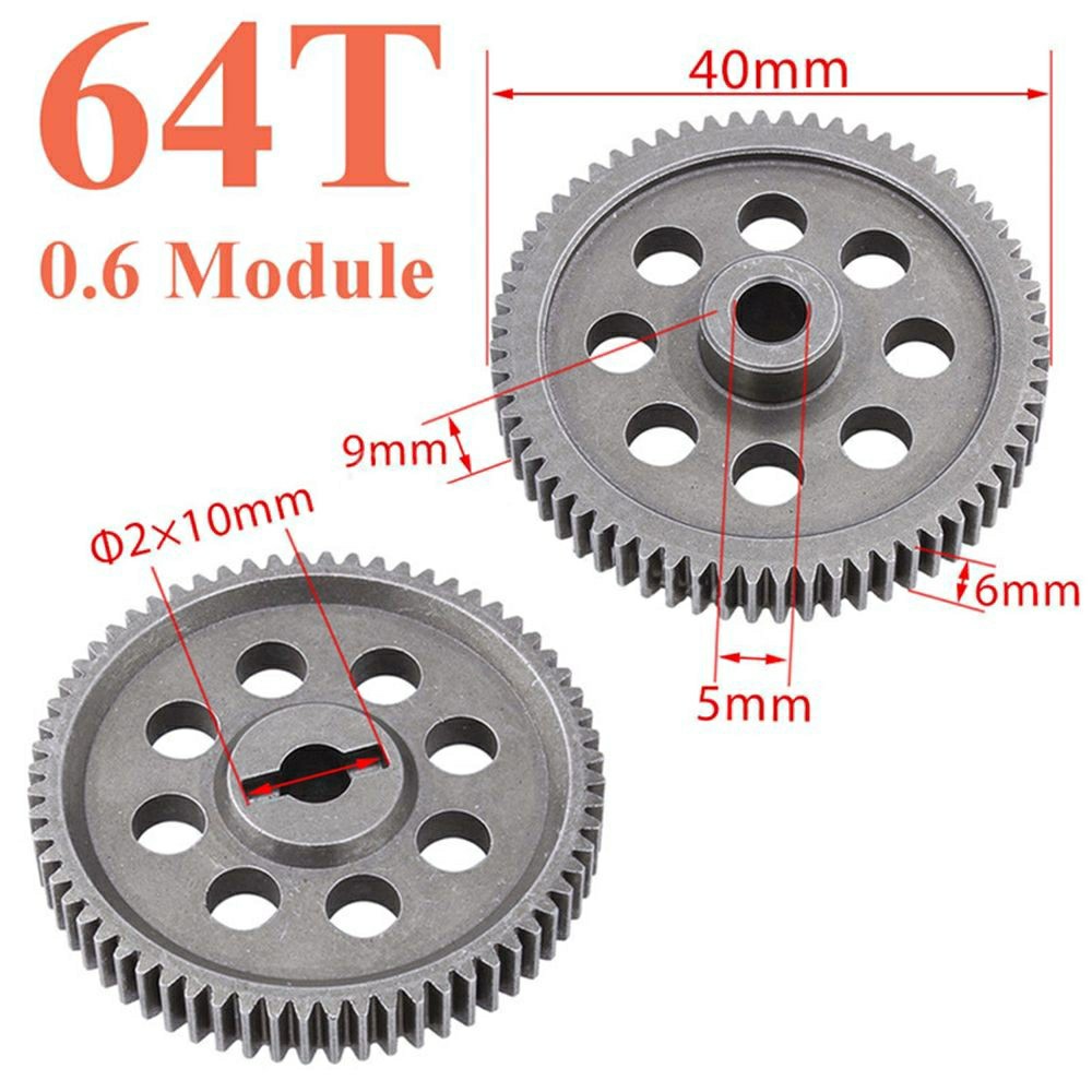 Nhông thép cho xe HSP 1/10 17T 21T 26T 29T 64T cốt 3.175mm
