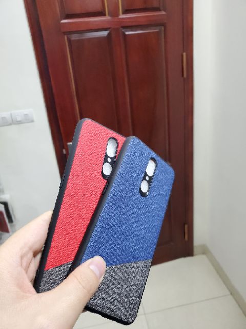 Ốp lưng Oppo F11 FREESHIP Từ 50k chống sốc vải Jean thổ cẩm cao cấp