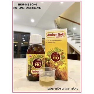 Siro ho húng chanh hấp gừng AMBER GOLD Cầu Bình An