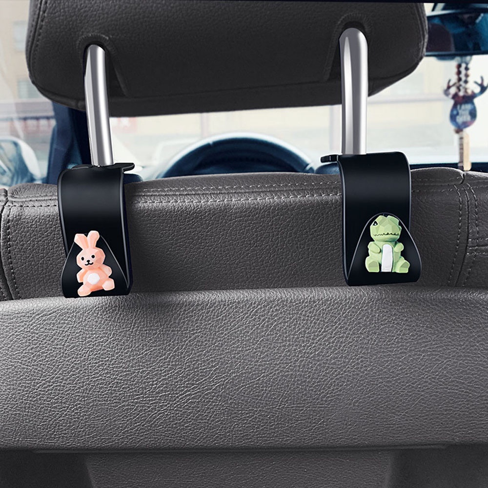 Móc treo đồ gắn ghế sau xe hơi kiểu dáng hoạt hình sáng tạo