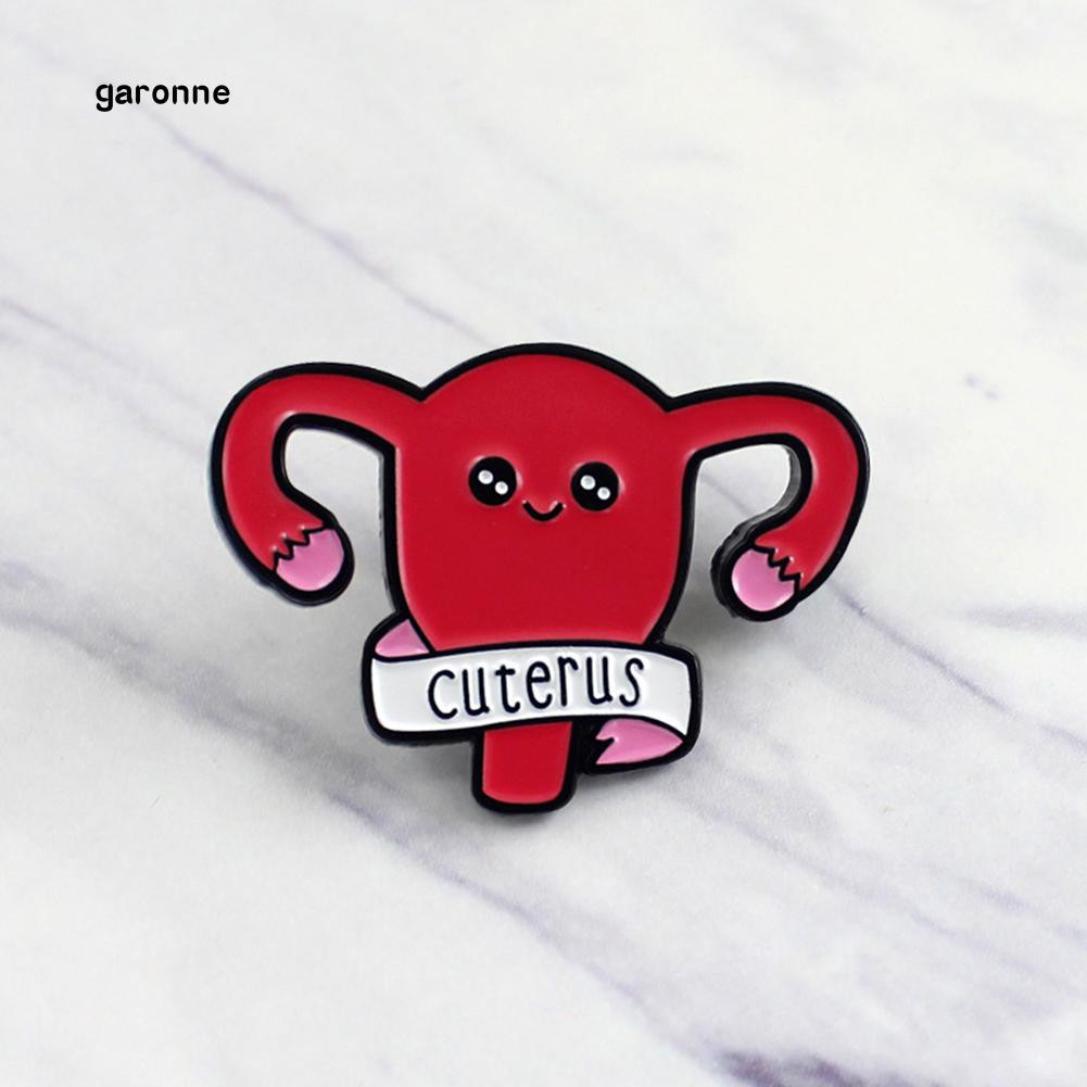 Ghim cài áo thời trang với hình ảnh cách điệu dễ thương kích thước 2.2cm x 3.1cm