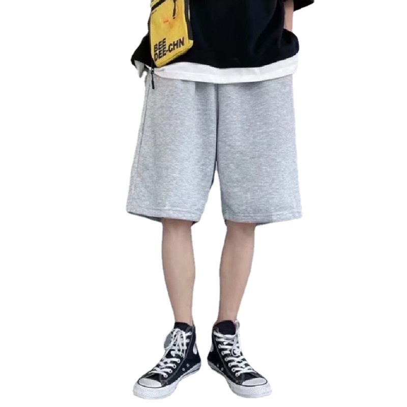 Quần ngắn ống rộng Trơn Màu Phong Cách Hàn Quốc Thời Trang Dành Cho Nam