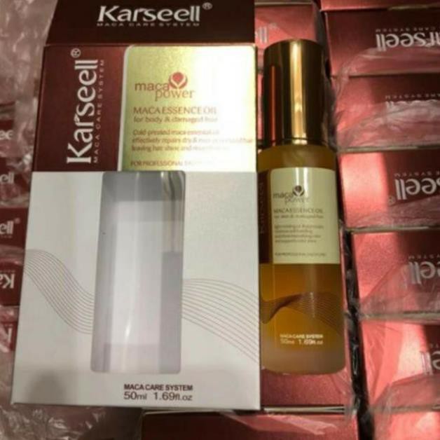 Tinh dầu dưỡng phục hồi tóc Karseell Maca Essence Oil – 50ml dưỡng tóc khô sơ trẻ ngọn vào nếp hương thơm quyến rũ