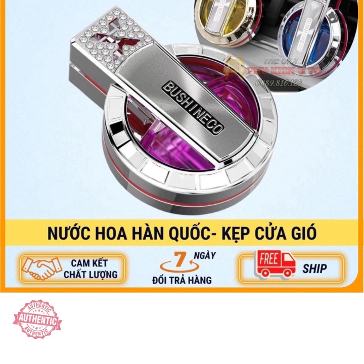 (Hỏa tốc) Nước Hoa Kẹp Cửa Gió Điều Hòa Xe Hơi Sang Trọng Qúy Phái- Phong cách Hàn Quốc