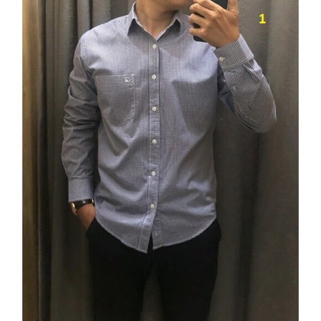 Sơ mi nam kẻ nhỏ