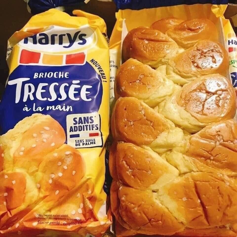 Bánh mì hoa cúc Harry Brioche Tressée Pháp ổ lớn 515g