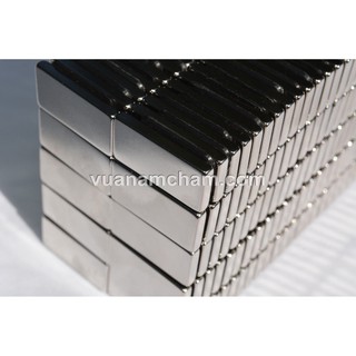 Nam châm viên trắng đất hiếm N38 50x25x10mm