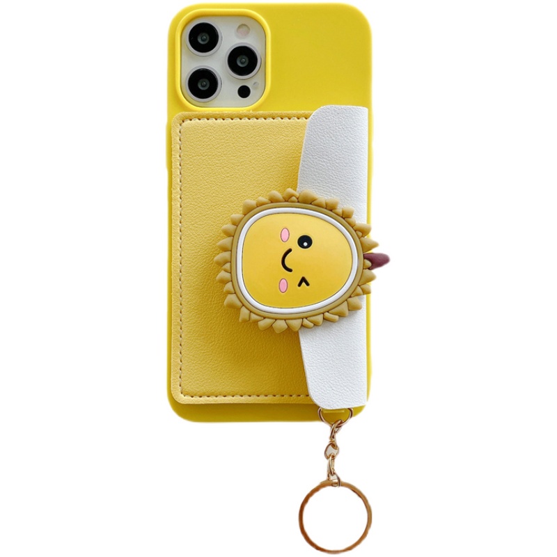 Dễ Thương Ốp Điện Thoại Hình Trái Cây Sầu Riêng Cho iphone 13 pro MAX 12 mini 11 5 5s 6 7 6s 8 plus se 2020 X XR XS MAX