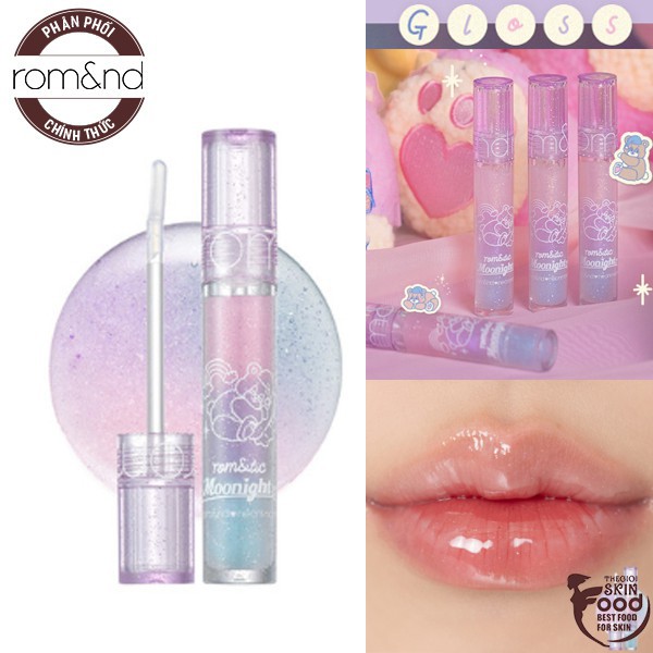 [Romand x Neonmoon] Phiên Bản Giới Hạn Son Tint Bóng Cho Môi Căng Mọng Romand Glasting Water Gloss 4.2g | BigBuy360 - bigbuy360.vn