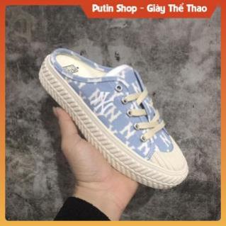 Giầy Sục MLB thể thao ny các màu hot đen trắng xanh  , giày lười đạp gót nữ bản đẹp full box , Putin Shop
