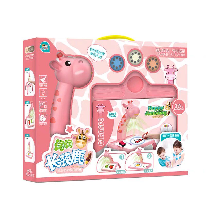 Bàn vẽ có đèn chiếu sáng thông minh, đèn chiếu vẽ tranh cho bé tập tô phát triển tư duy sáng tạo