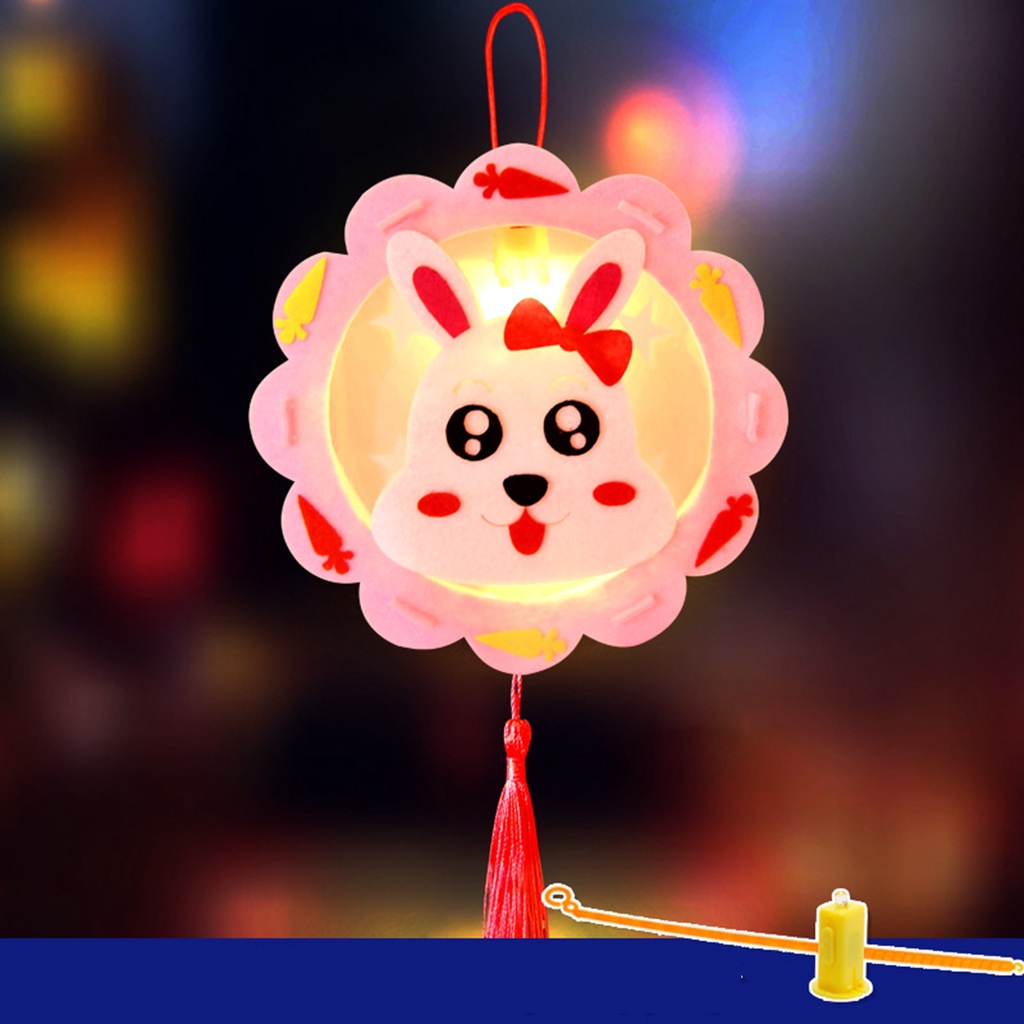 |Superbaby| Lồng Đèn Vải Không Dệt Phát Sáng Phong Cách Trung Hoa Trang Trí Năm Mới