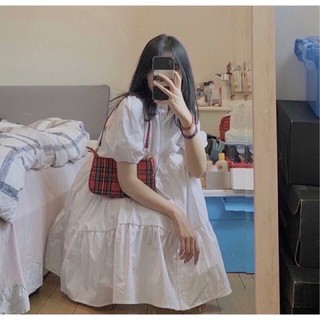 VÁY SƠ MI BABYDOLL CỔ ĐỨC [HÀNG LOẠI 1]