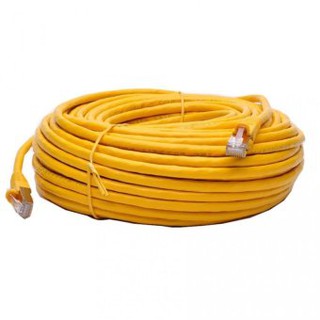 Dây mạng bấm sẵn 20m vàng .