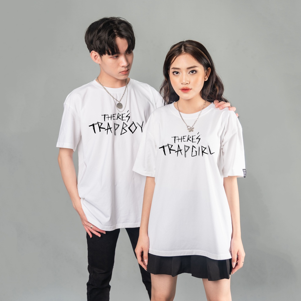 Áo thun unisex form in hình chữ trap girl trap boy sơn tùng , áo local brand chính hãng full tag nam nữ Nigust N131