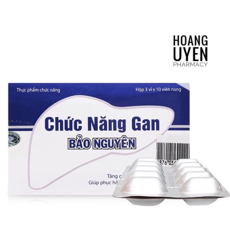 Chức năng gan Bảo Nguyên - Hộp 30 viên