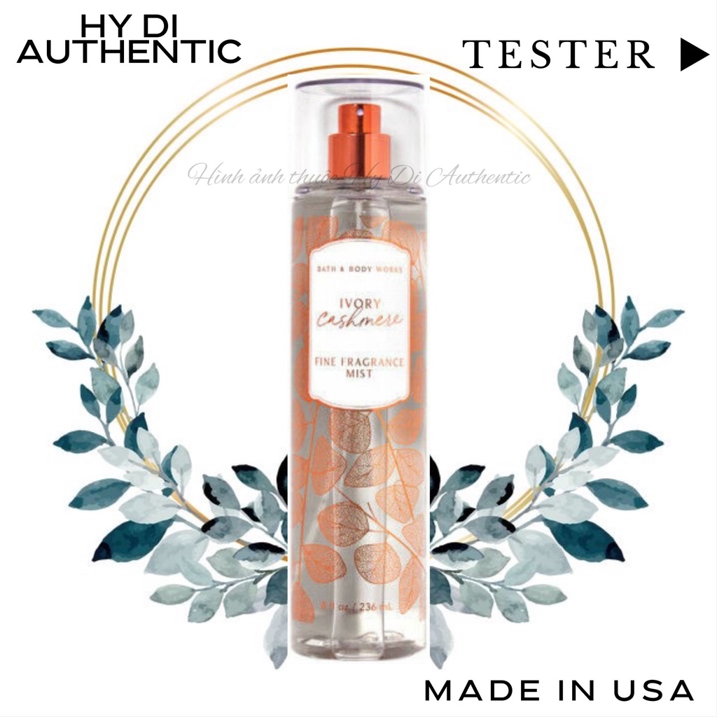 IVORY CASHMERE - XỊT THƠM DƯỠNG THỂ BATH & BODY WORKS USA