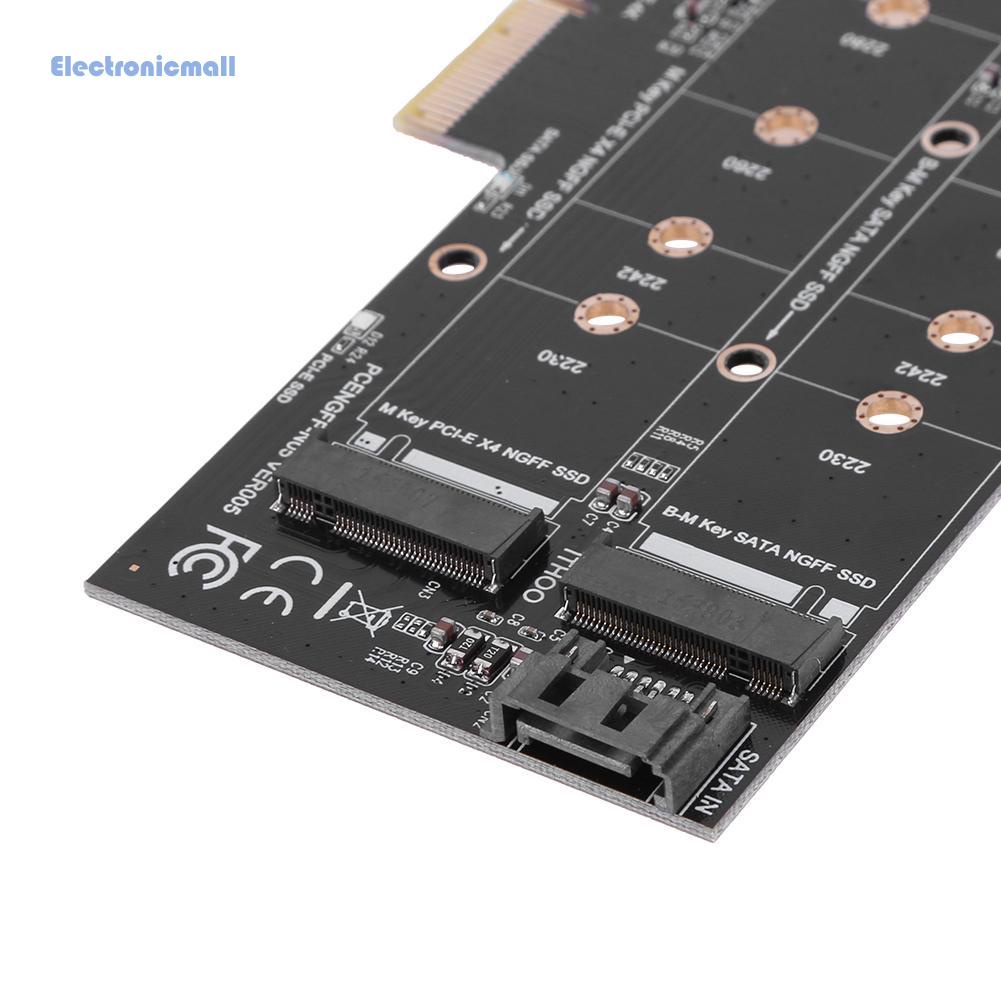 Thẻ Chuyển Đổi Pci-E 4x Sang Ngff Ssd B-Key + M-Key M.2 Ngff + Nvme | BigBuy360 - bigbuy360.vn