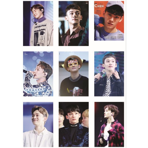 Lomo card 81 ảnh thành viên EXO - CHEN