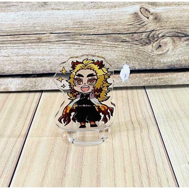 bộ 9 standee kimetsu no yaiba mica trong size bé/mô hình để bàn anime kimetsu no yaiba