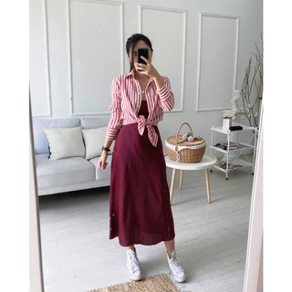 Đầm lụa 2 dây - Slipdress cami dress